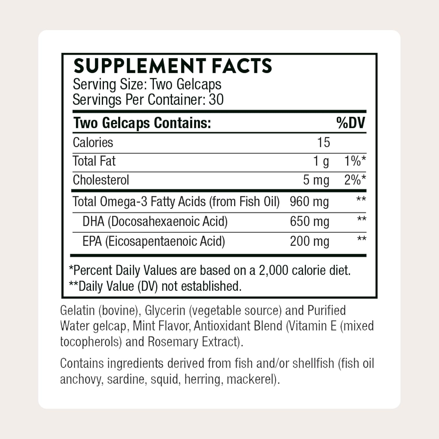 THORNE - Prenatal DHA - 650 mg DHA and 200 mg of EPA - Supports Baby’s Brain & Nervous System Development from Pregnancy to Nursing* - 30 Servings - Image 2