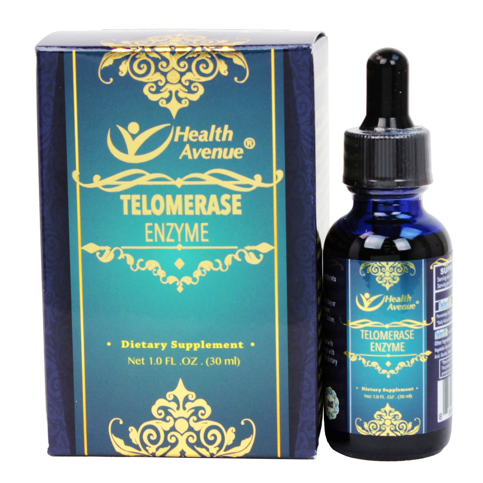 Telomerase Enzyme Telos95 1 fl oz, Anti-Aging Formula - Rejuvenates Health Cells