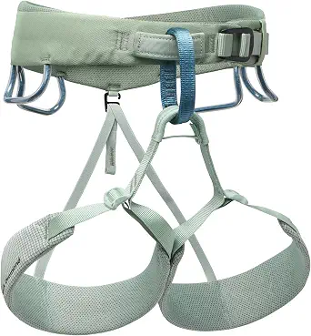 Black Diamond Women's Momentum Rock Climbing Harness, Adjustable Loops