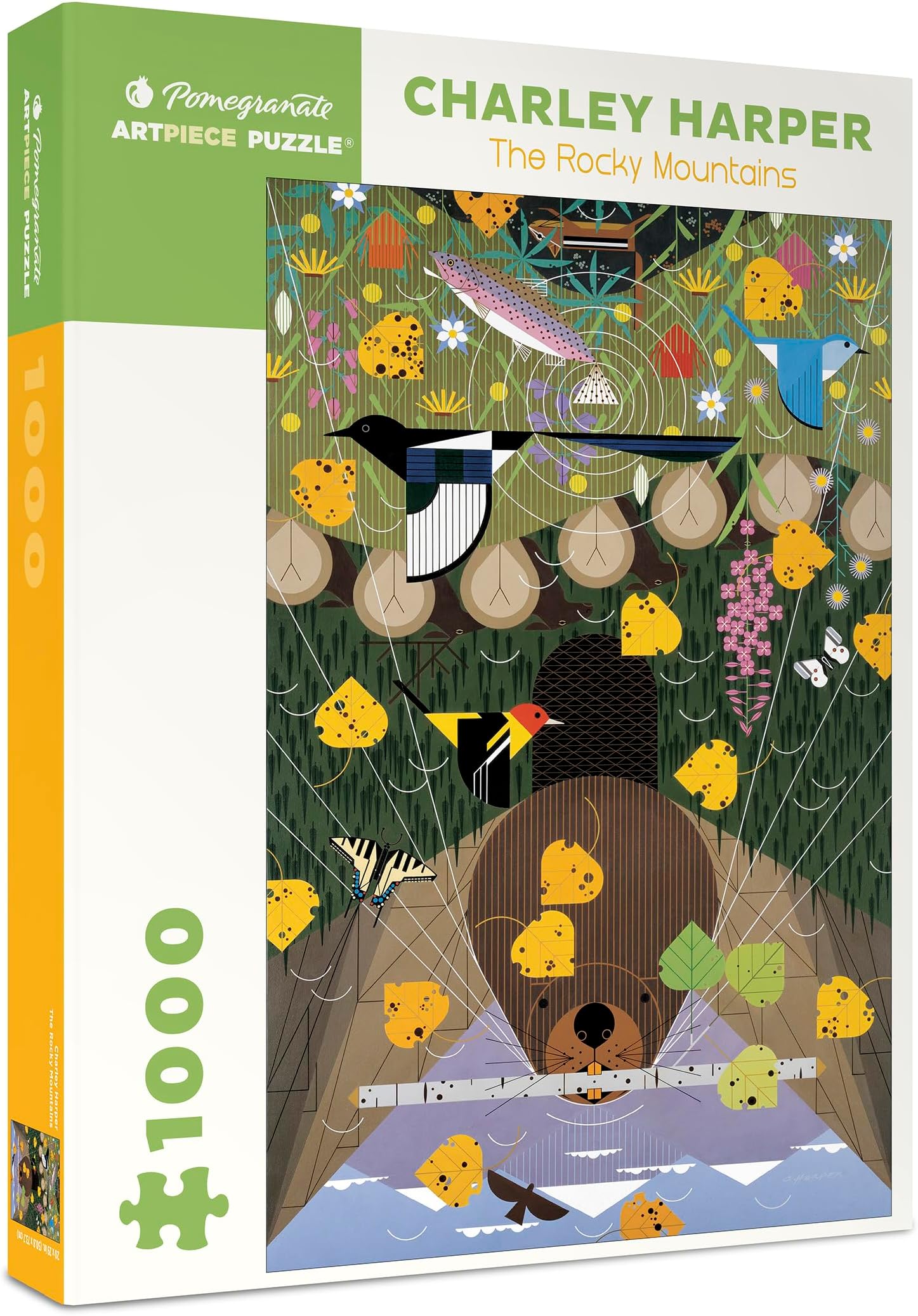 Charley Harper: The Rocky Mountains 1000-pc Jigsaw Puzzle