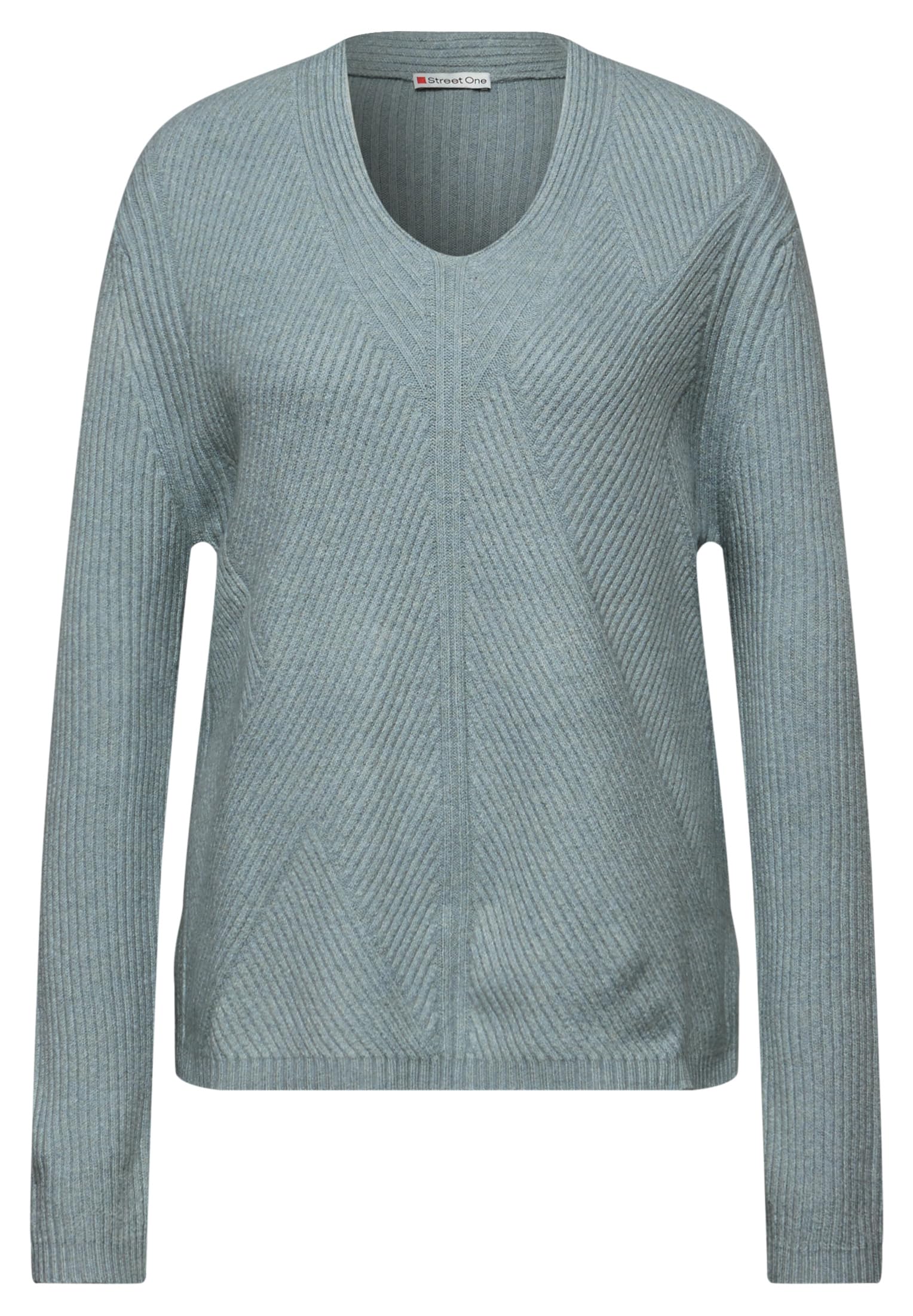 Street One Damen V-Neck Strukturpullover