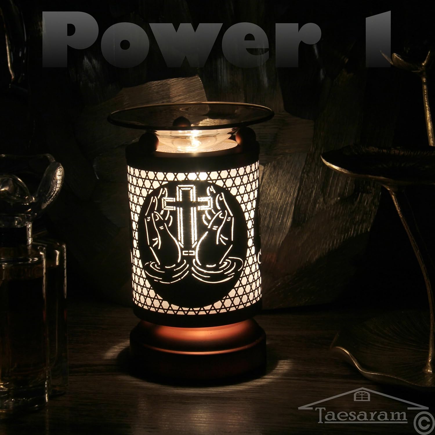 Praying Hands Décor Christian Gift Religious Gift Pray Prayer Hands Jesus Purity Christianity Wax Oil Warmer melt Oil lamp Melter