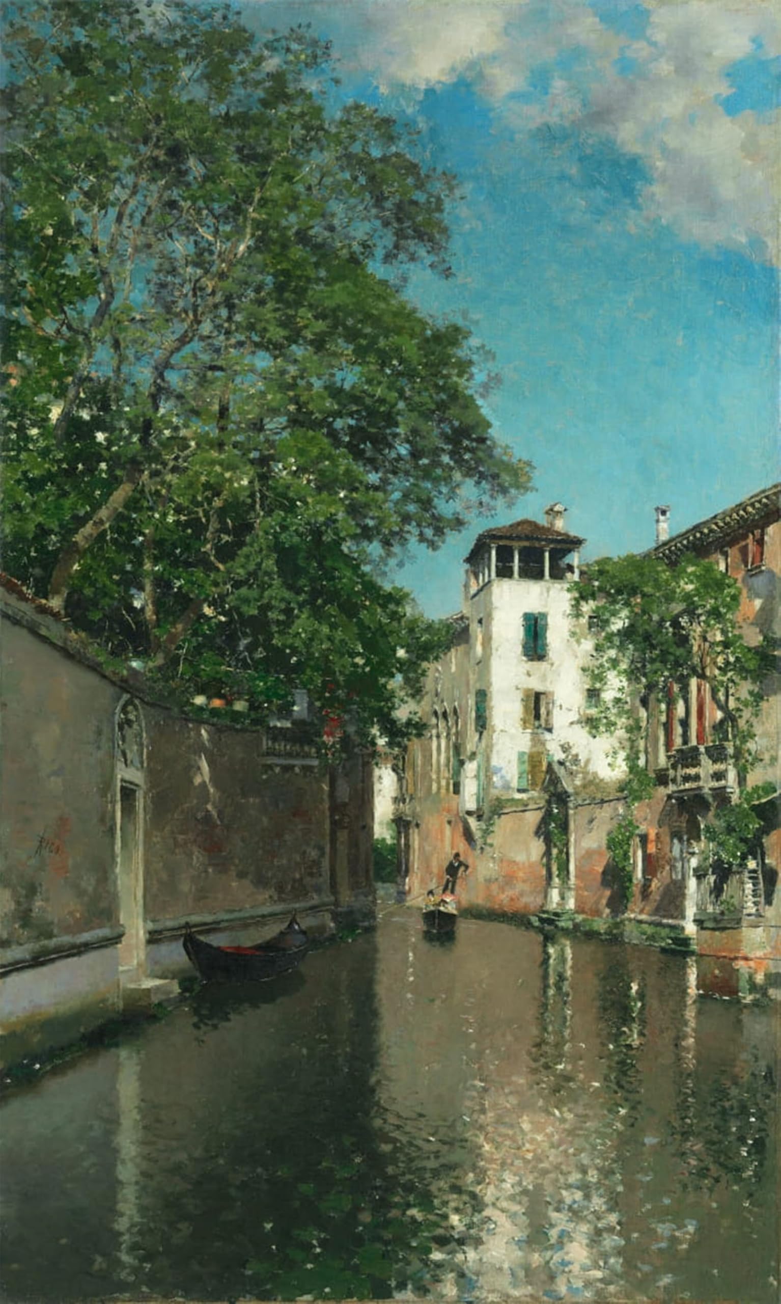 Tableau Canal par Rico Y Ortega impression sur toile 60x90cm pour déco - 5