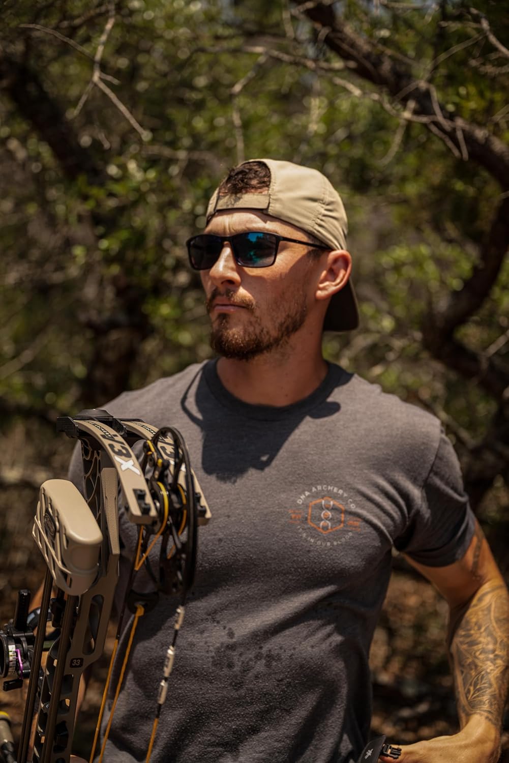 Epoch Eyewear Murphy Sport Cycle Sunglasses Black Frame with Polarized Blue Mirror Lens - Image 9