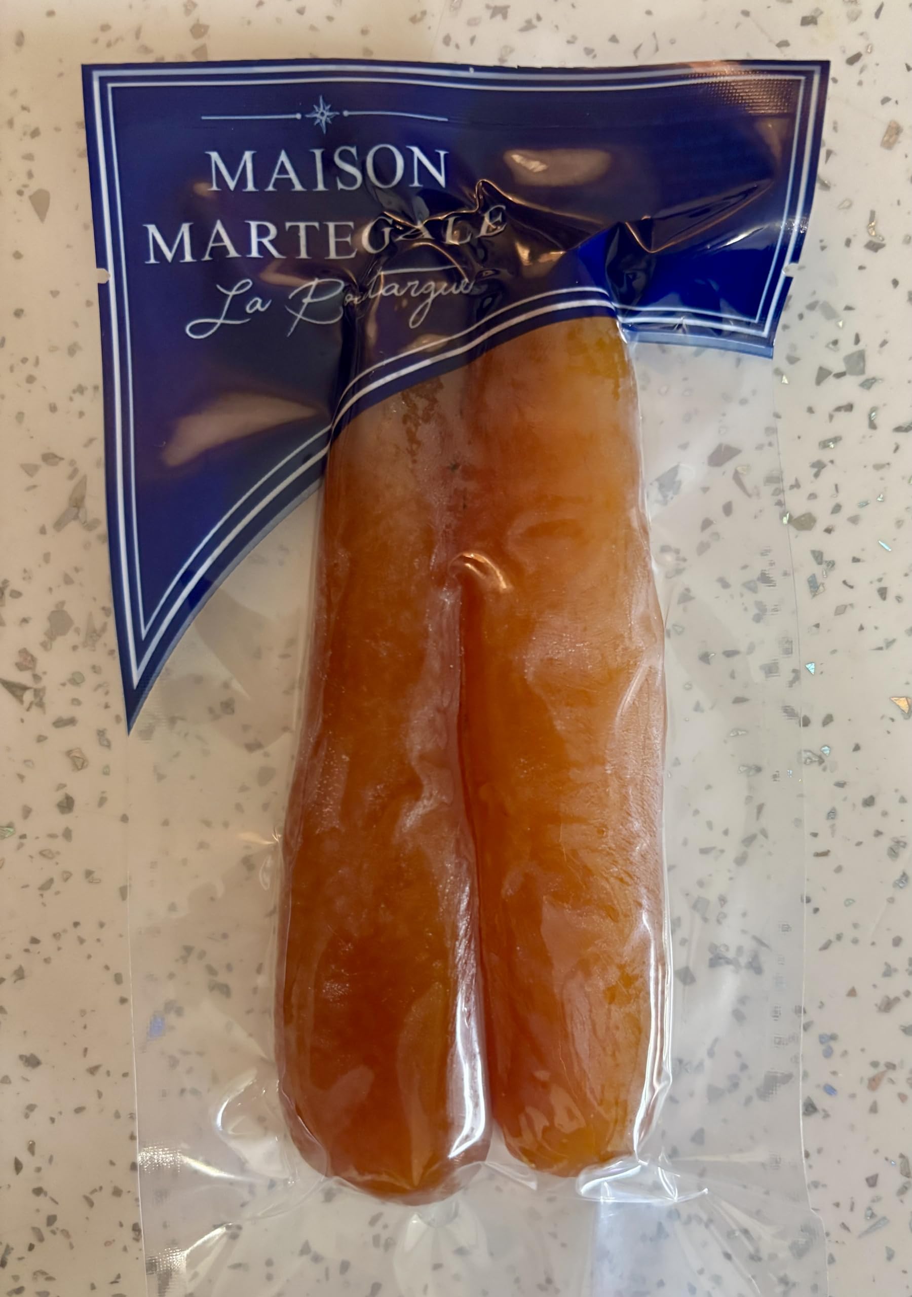 Poutargue de Martigues (boutargue) sous vide. 100/110 gr. Qualité premium. Certifié casher. MAISON MARTEGALE