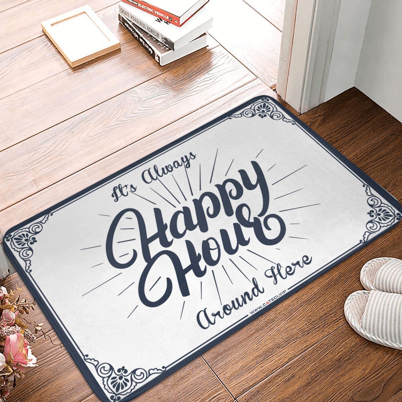 Tapis home sweet home grand format paillasson entrée extérieur 65x90