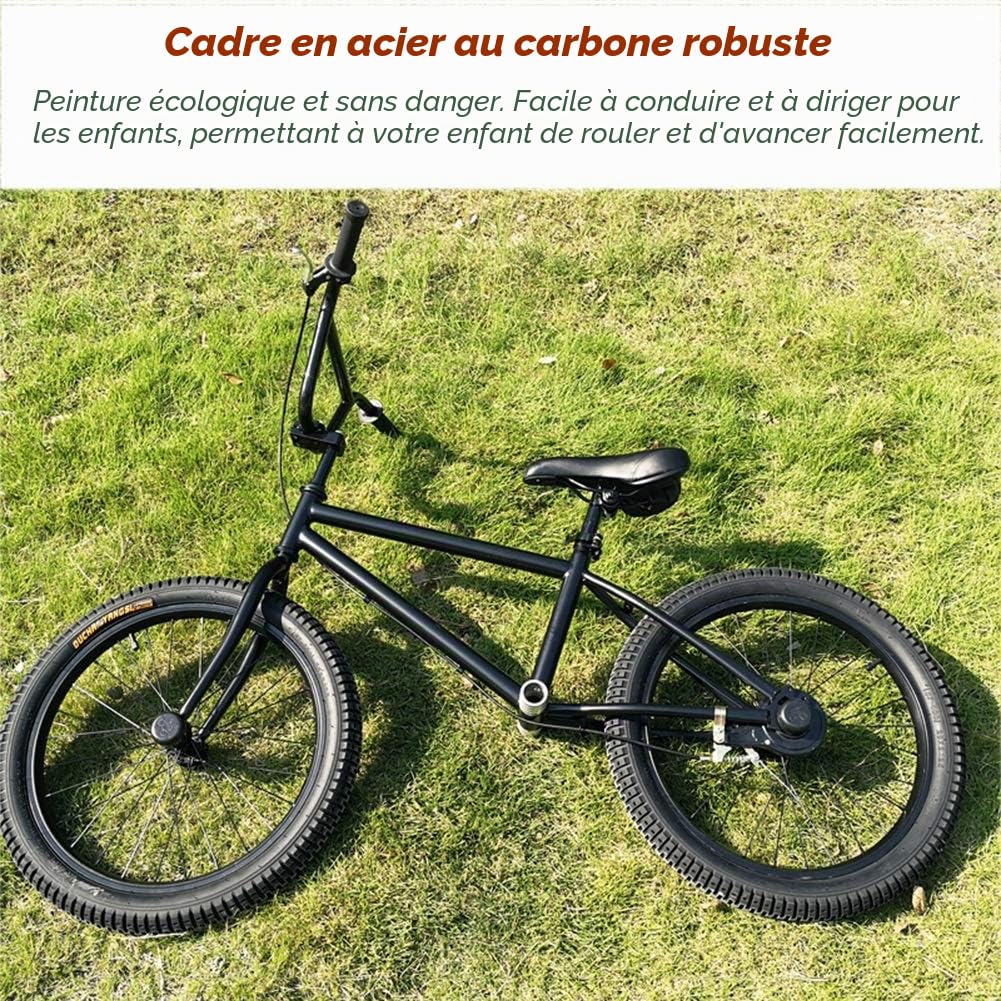 Draisienne sans pédale pour Adultes et débutants, vélo d'entraînement réglable avec Frein à Main et Roues de 20 Pouces, Charge maximale 100 kg
