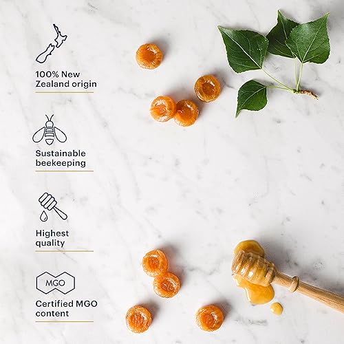 Miniatura 8 de Manuka Health, MGO 400+ Pastillas de miel de manuka con limón, 58 pastillas, 8.8 onzas, 100% natural con vitamina C