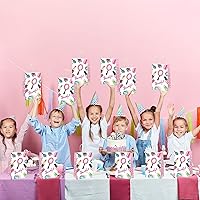 Vista 7 de gisgfim 12 piezas de bolsas de regalo, golosinas y favores para fiesta de spa y maquillaje con temática de spa para cumpleaños de niñas, bolsas