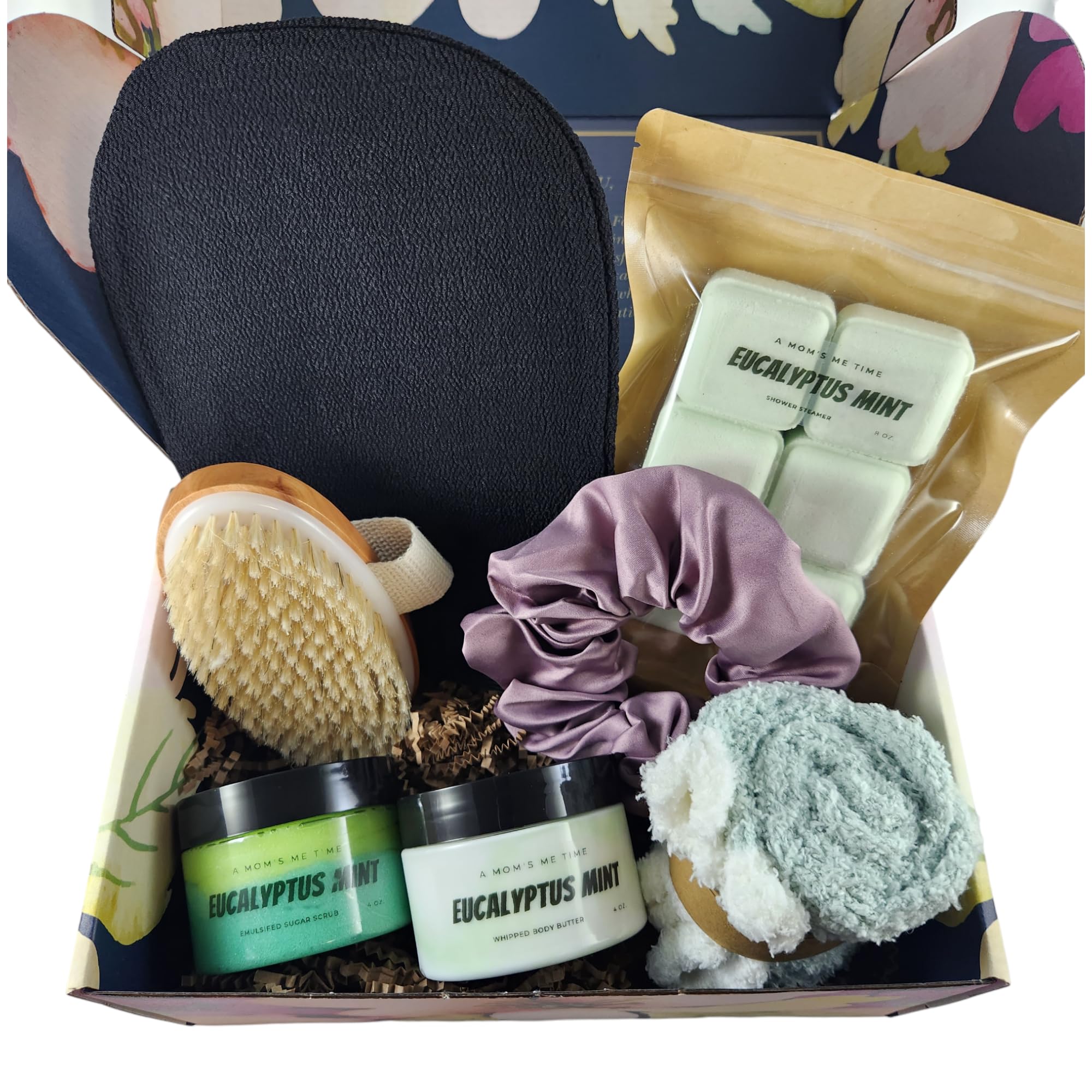 Luxury Spa and Relaxation Gift Box for Women - Handcrafted Self-Care Kit for Ultimate Pampering (Eucalyptus Mint)
