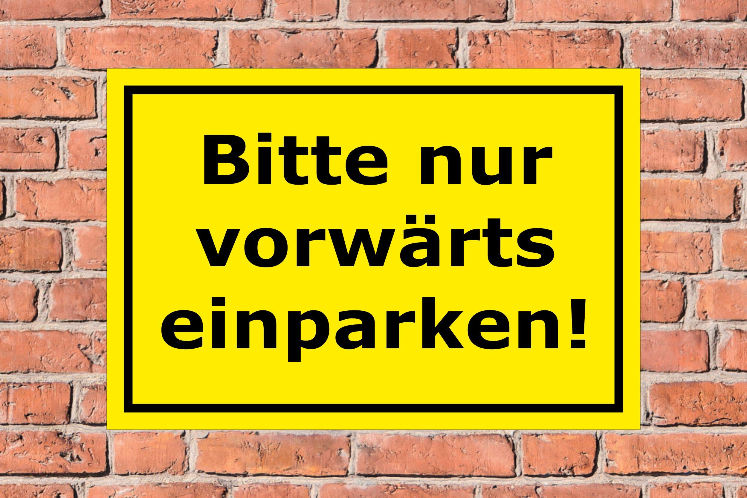 Please Forward Parking Only Parking Space Sign Garage/15 x 20 cm, 20 cm and 30 cm - Image 2