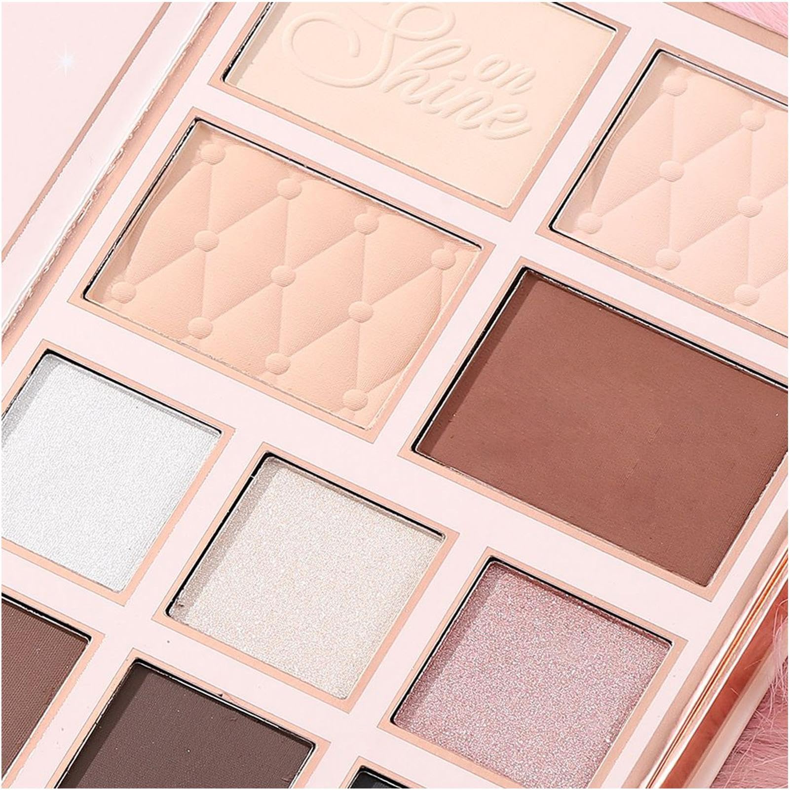 Palettes De Fard À Paupières Bronzer Imperméable 48 Couleurs | Palette De Fard À Paupières En Forme De Livre Pour Femmes Filles Halloween Soirée