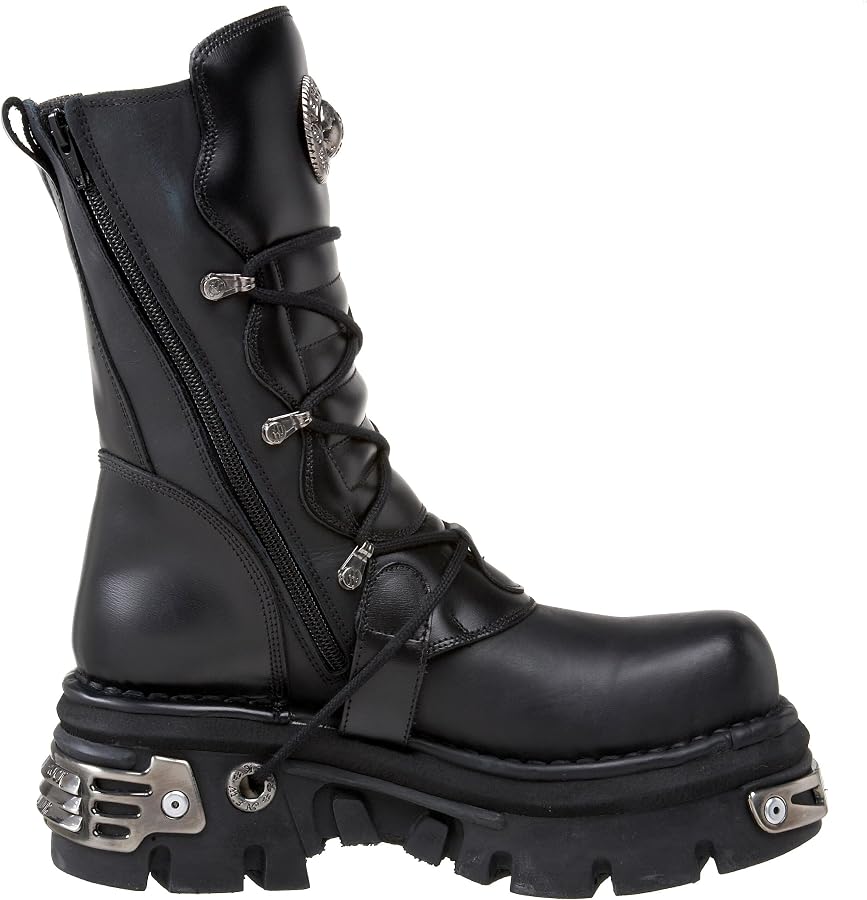 Amazon | New Rock Shoes - Classic New Rock Leather Boots with
