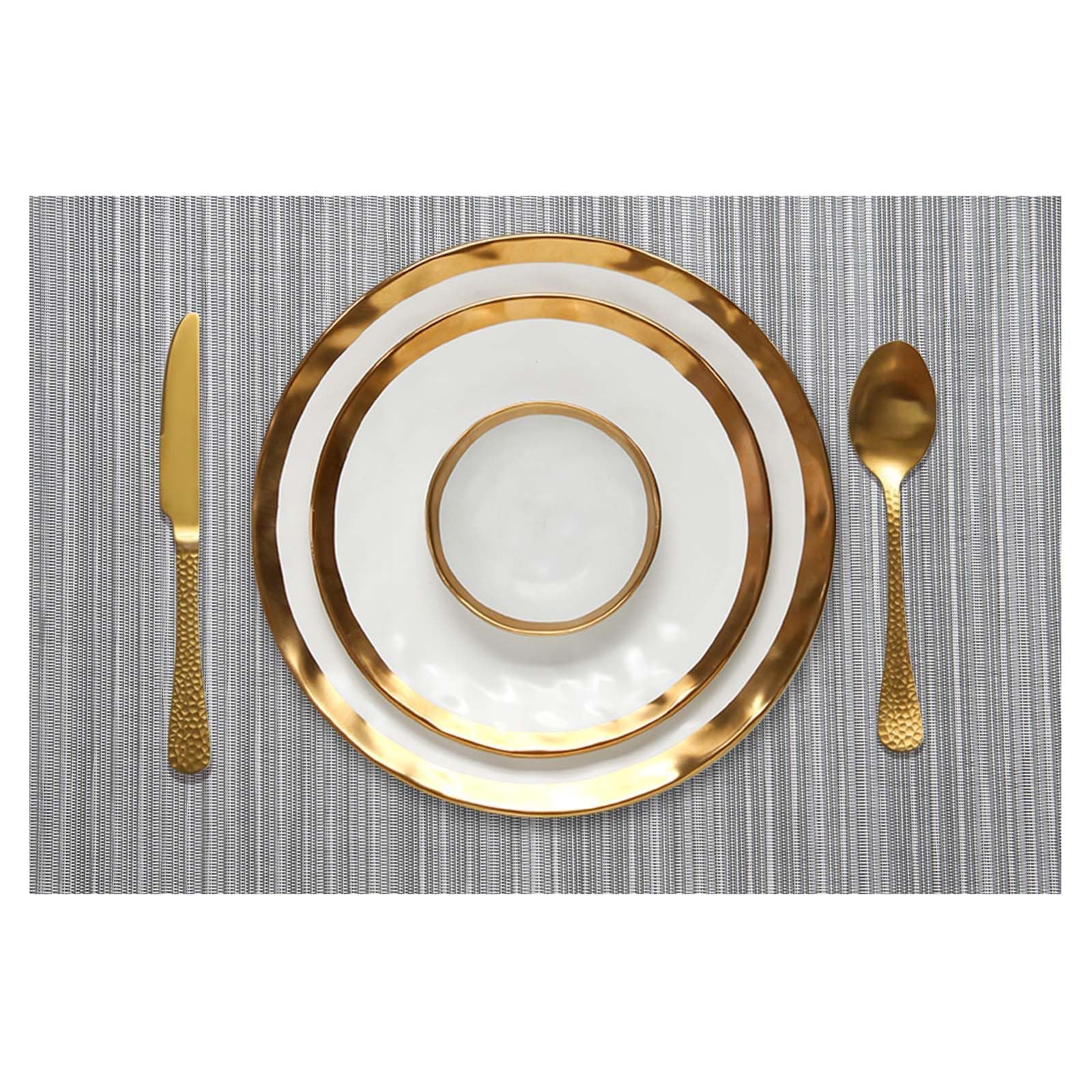 FunWheat Juego de 8 manteles individuales de vinilo lavables para mesa de comedor, manteles individuales de plástico duradero tejido de 12 x 18 pulgadas, fácil de limpiar, uso en interiores y