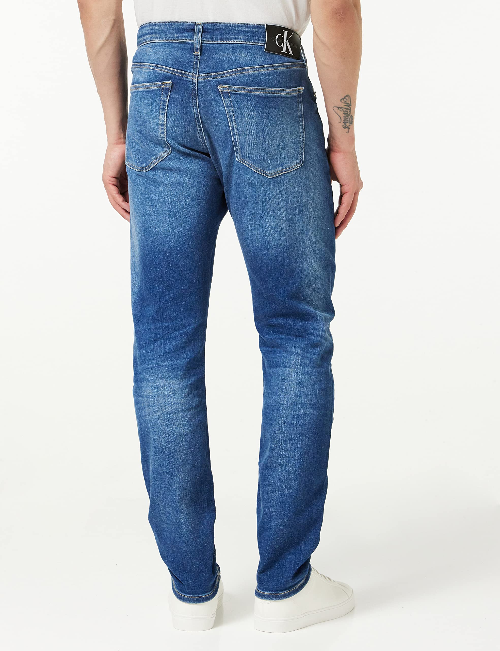 Calvin Klein Uomo Jeans Slim Taper Vita Media