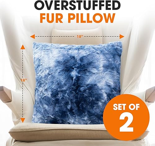 Miniatura 3 de Cheer Collection Manta de piel sintética para sofá, cama, dormitorio y sala de estar, ultra suave y acogedora, elegante decoración del hogar, manta