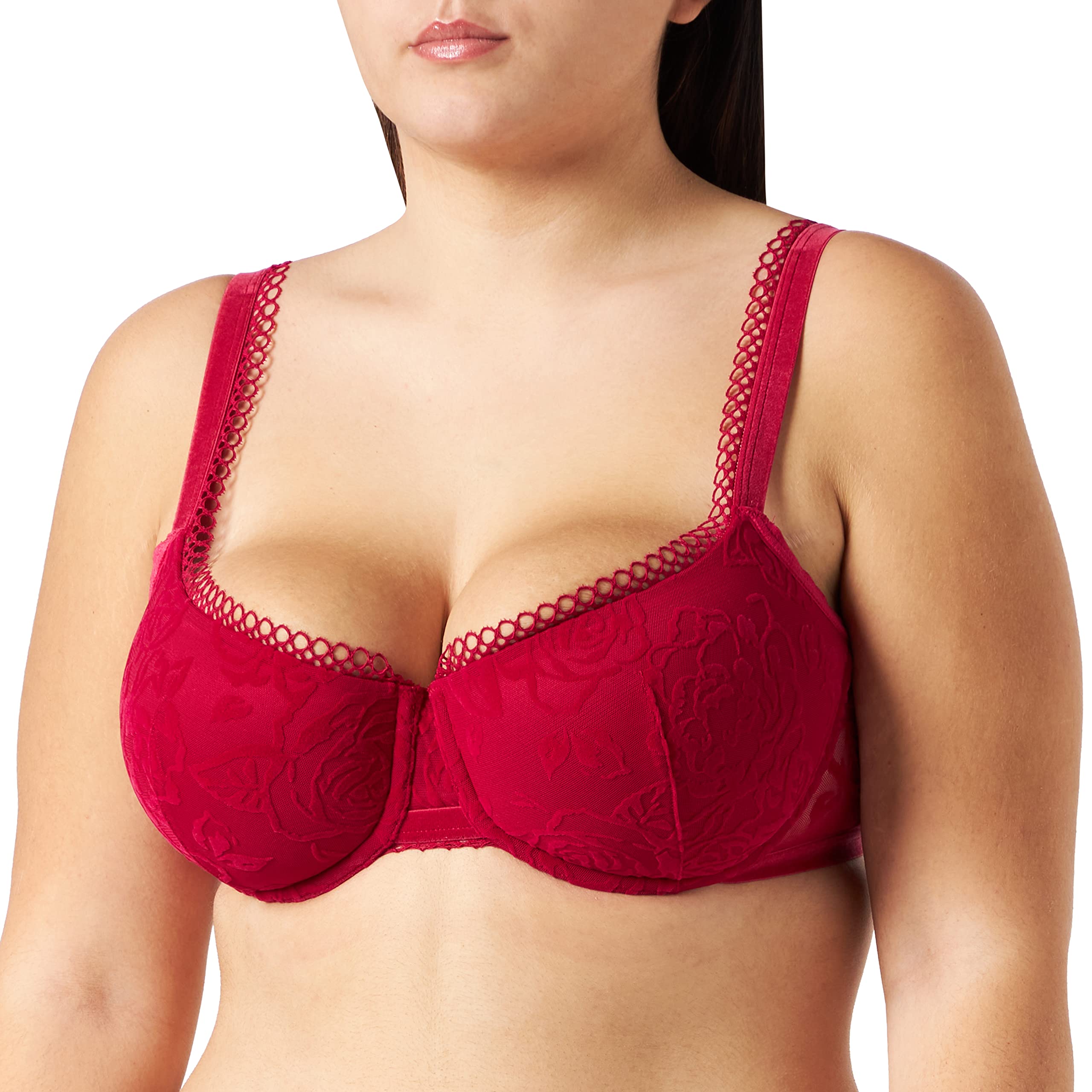 Triumph Women's Rosso Masai Velvet Rose Spotlight Whp Molded Bra - 38E