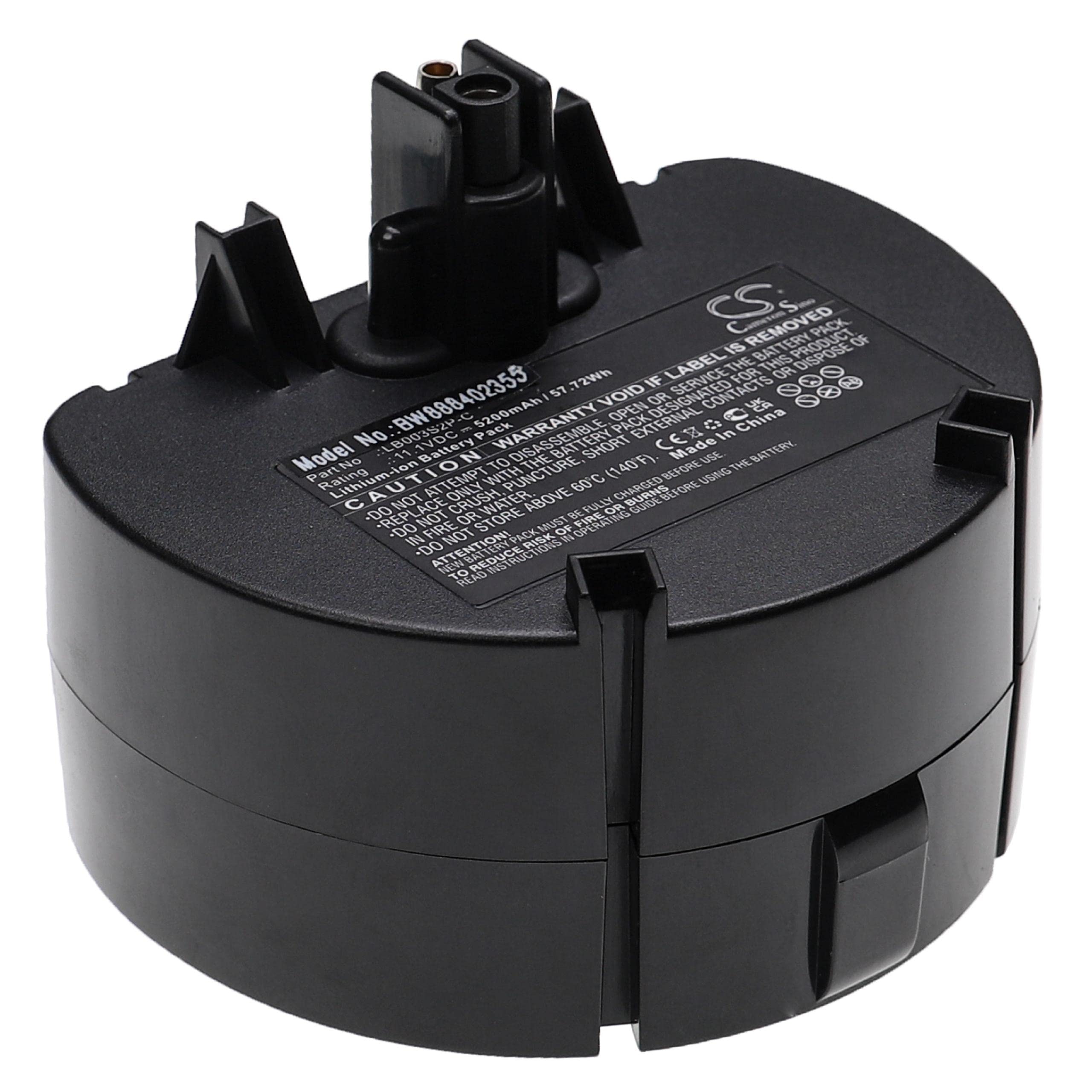 vhbw batteria compatibile con Water Tech Pool Blaster Pro 900, Precision 2.0 Li pulitrice (5200mAh, 11,1V, Li-Ion)