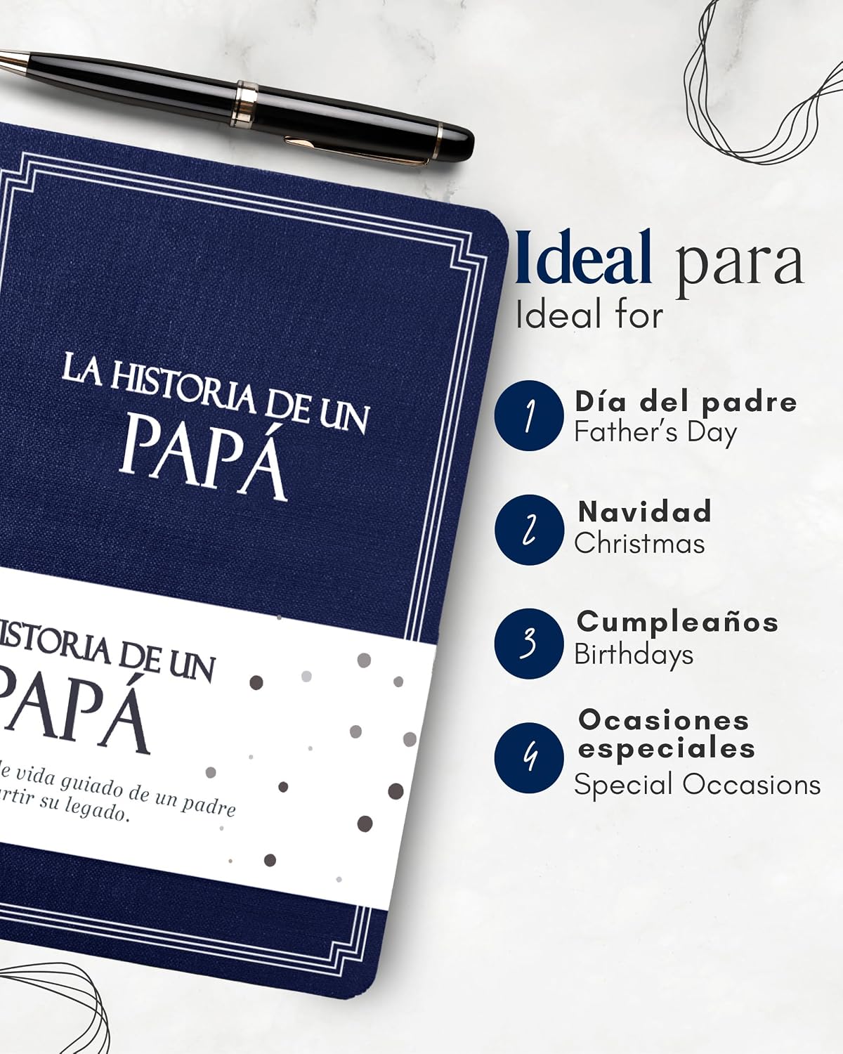 Papa y Abuelo Conjunto de Libros (Tapa dura): 250+ Preguntas, Mejor Regalo de Hijo e Hija, Regalos para el Día del Padre, Día de los Abuelos, Cumpleaños y Navidad (Edición en Español/Spanish Edition)