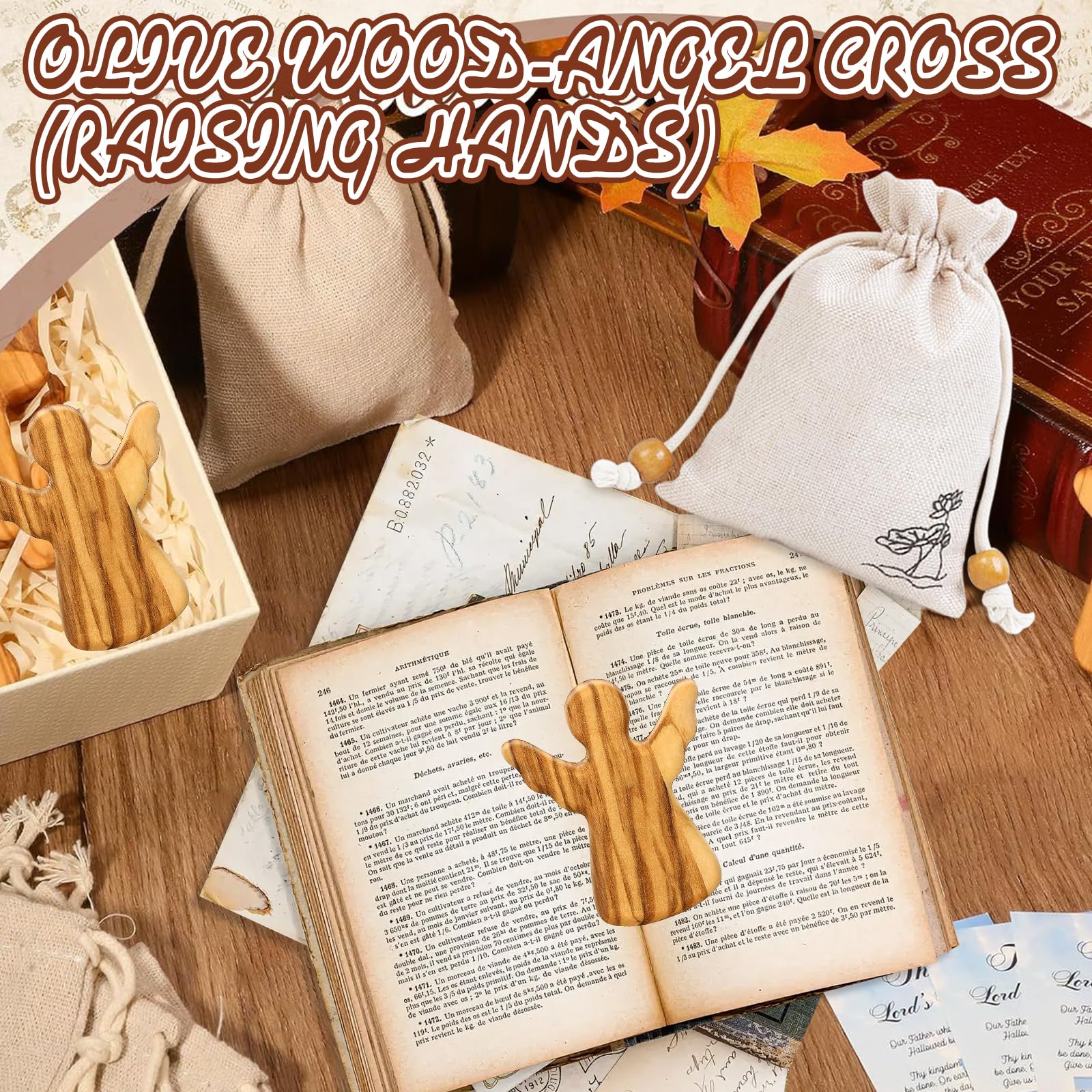 Blulu Ange Gardien en Bois Petit Ange Porte-Bonheur avec Coeur Cadeau d'Encouragement pour Famille Amis Enfants Communions Baptêmes Blulu Ange Gardien en Bois Petit Ange Porte-Bonheur avec Coeur Cadeau d'Encouragement pour Famille Amis Enfants Communions Baptêmes