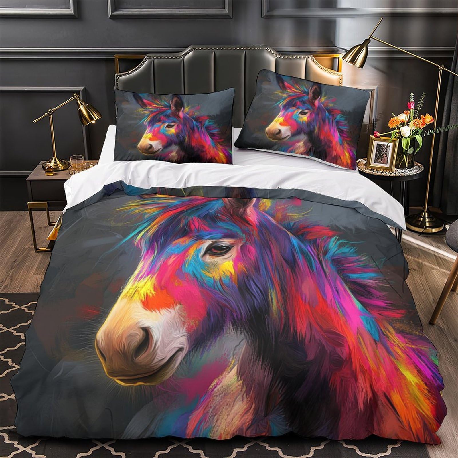 Housse de couette éclair pour lit super king qui simplifie le changement de literie