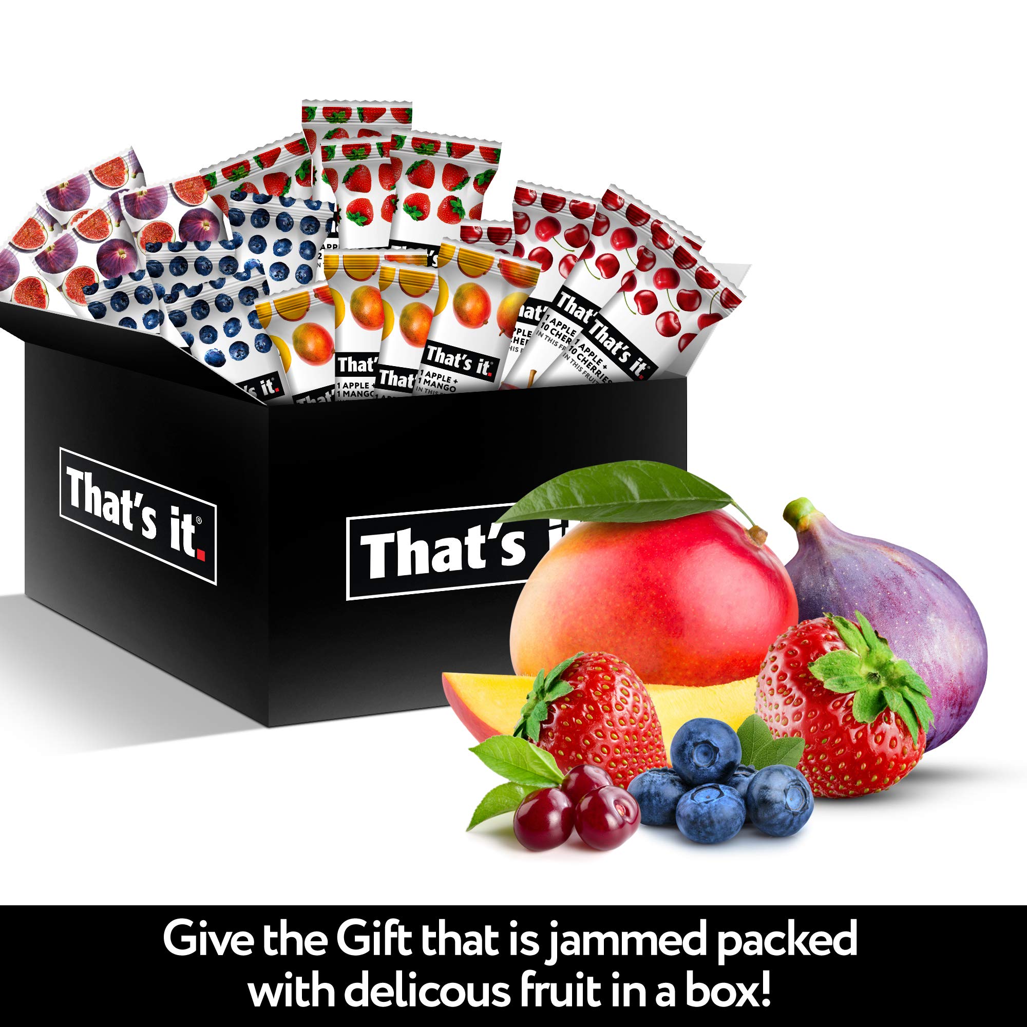 That's it Fruit Bars Snack Gift Box { 20 Pack }100 All Natural, Gluten