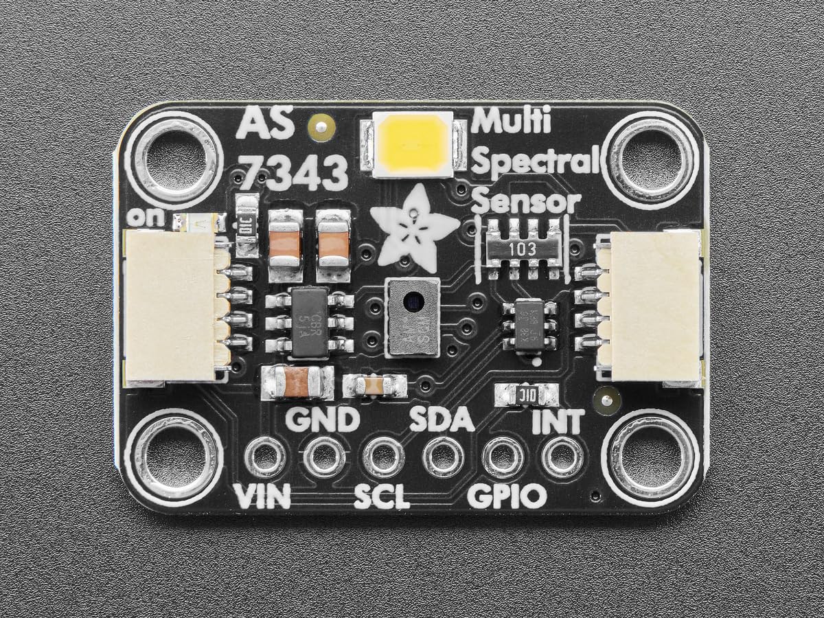 Adafruit AS7343 Module Breakout Capteur de Lumière/Couleur 14 Canaux - STEMMA QT/Qwiic, 6477