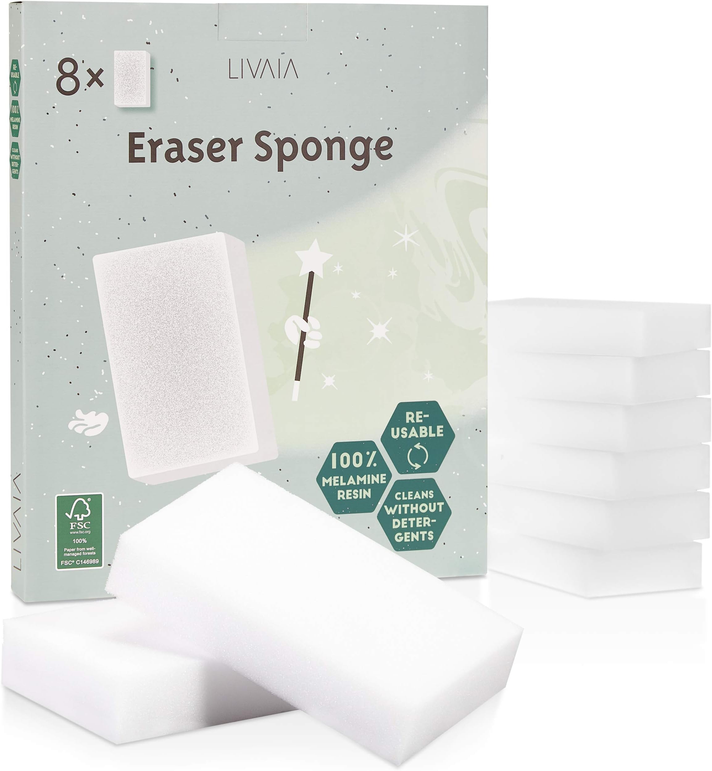 Dry Cleaning Soot Eraser Sponge (2Pack) Smoke, Soot, Dust and Dirt