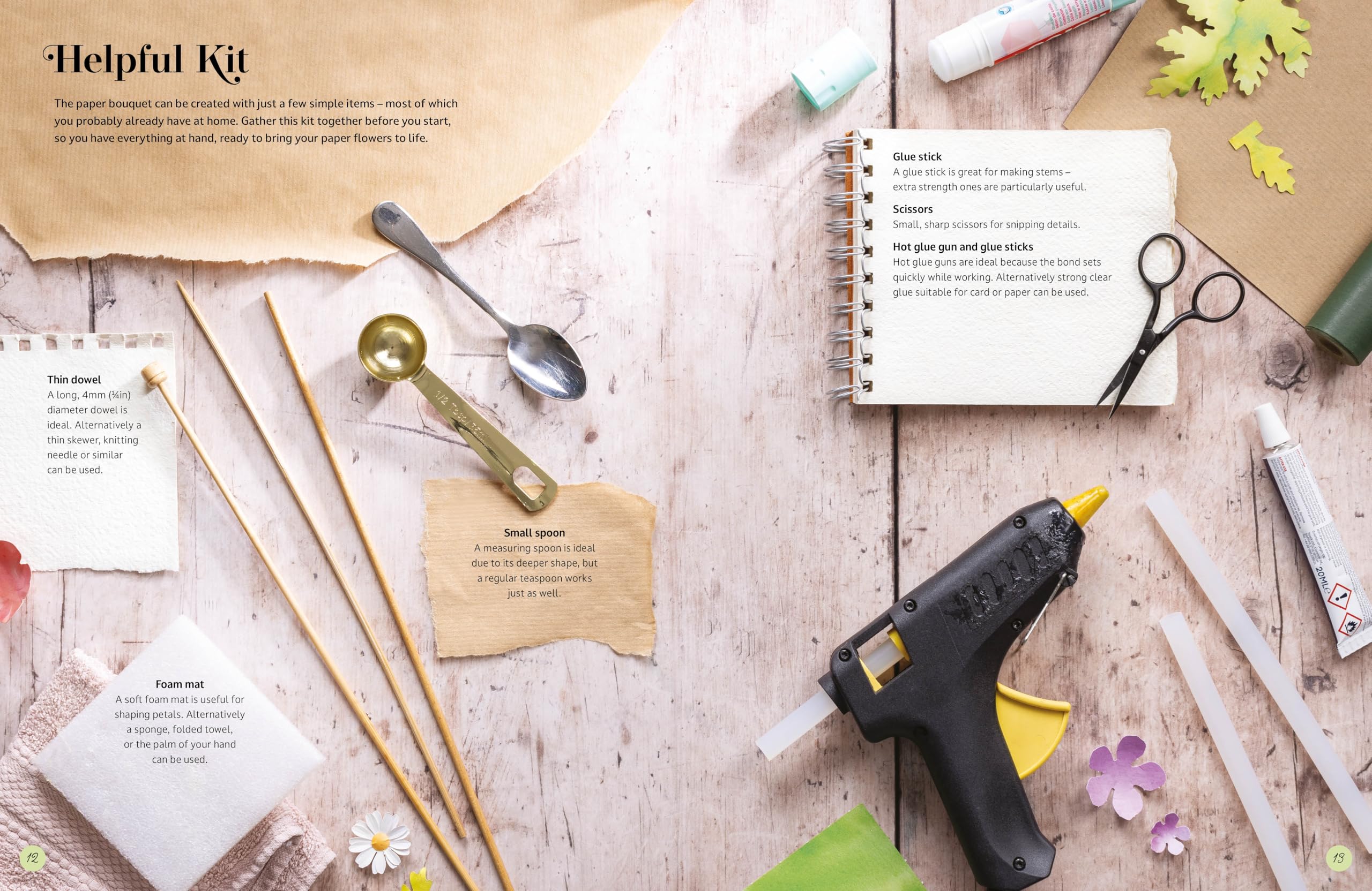 The Bouquet in a Book: Pre-punched pages to press out and make paper flowers: 1