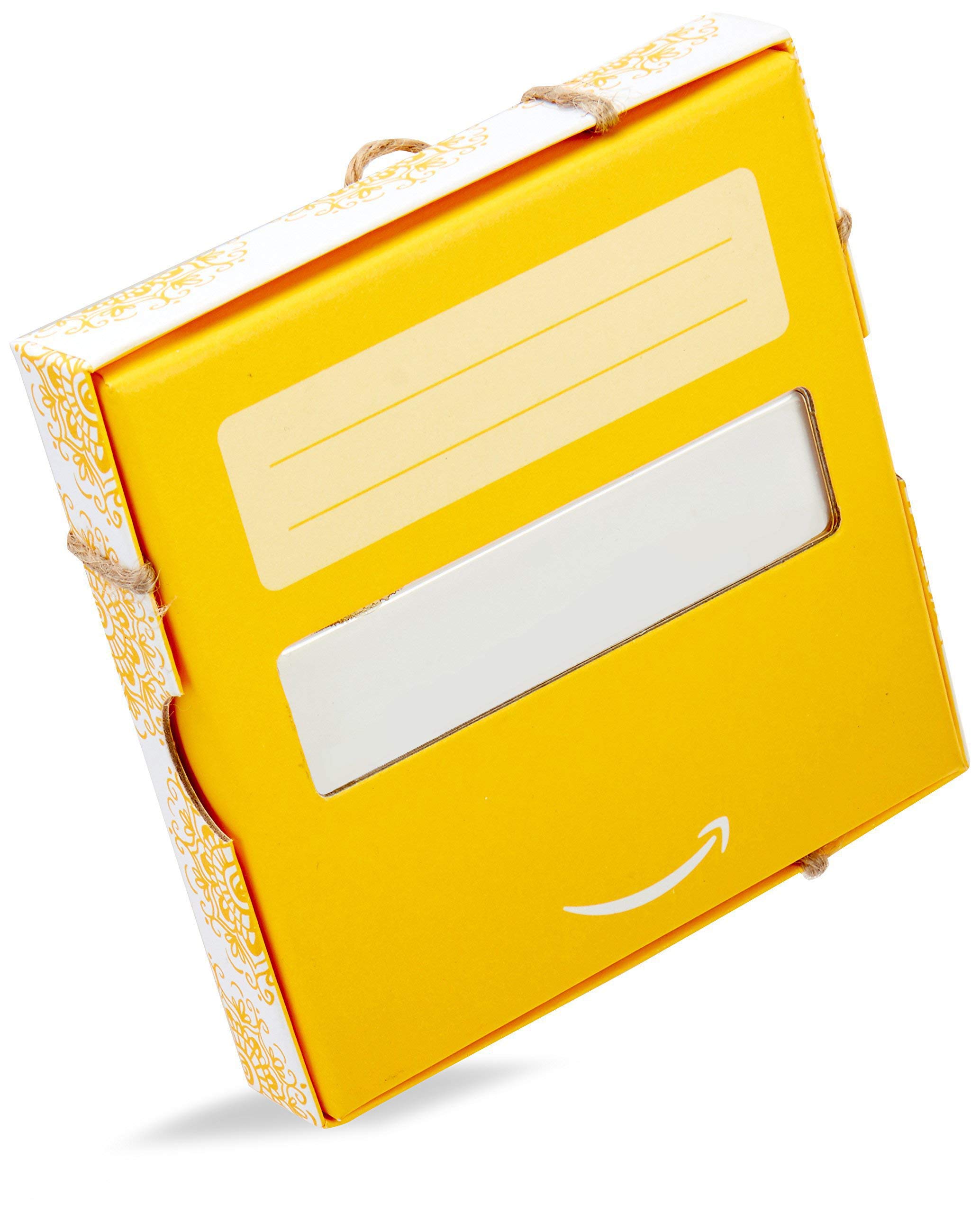 Amazon.de Geschenkkarte in Geschenkbox (Ringelblumen)