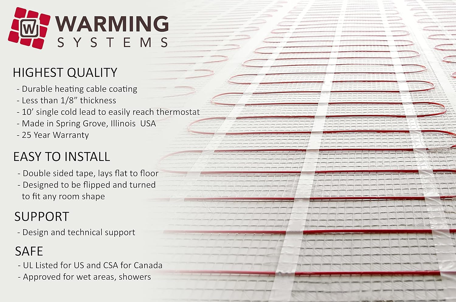 Bеѕt Rеvіеw 20 Sqft Mat, Electric Radiant Floor Heat Heating System with Aube Digital Floor Sensing Thermostat, Includes Installation Monitor and Floor Temperature Sensor Bеѕt Prоmо 20 Sqft Mat, Electric Radiant Floor Heat Heating System with Aube Digital Floor Sensing Thermostat, Includes Installation Monitor and Floor Temperature Sensor
