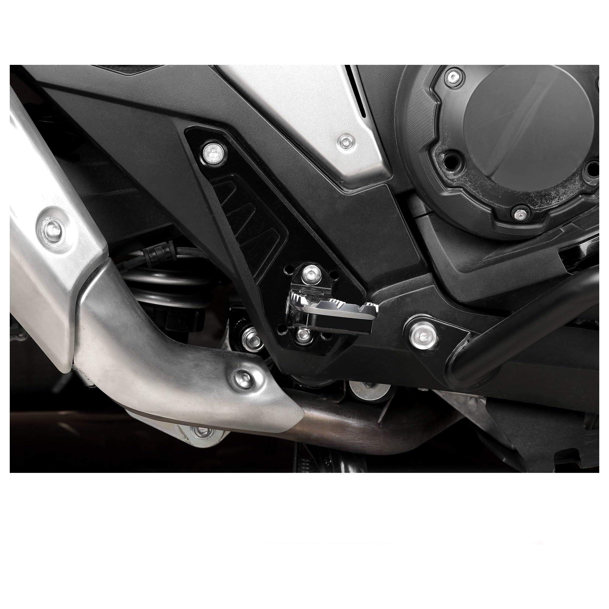 Per XADV X-ADV 750 XADV750 X-ADV750 2021-2025 Moto Pieghevole Posteriore Resto Del Piede Pedale Pioli Poggiapiedi Passeggero Pedane