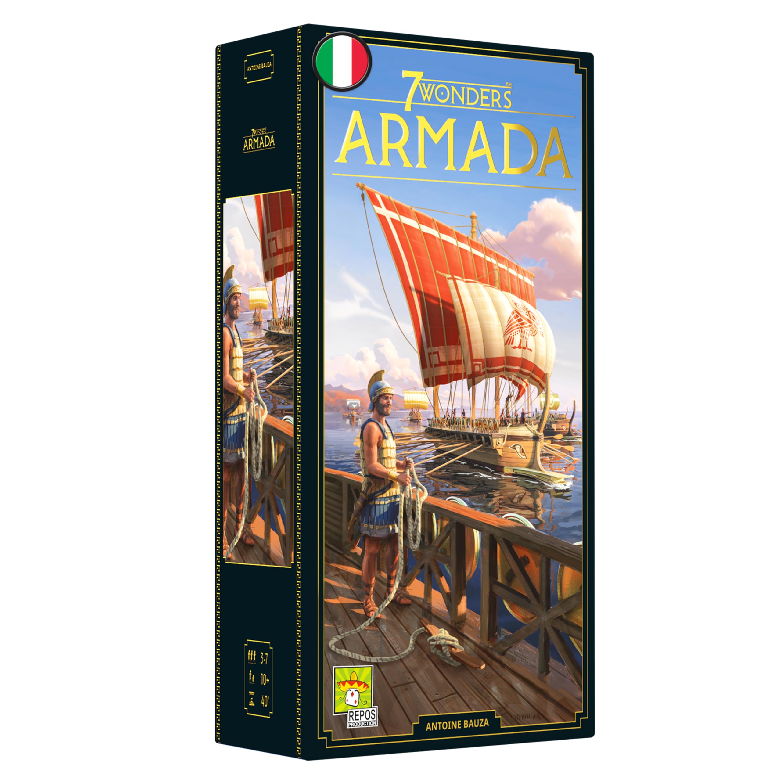 Asmodee - 7 Wonders Armada Espansione Gioco da Tavolo Edizione in Italiano, 8044