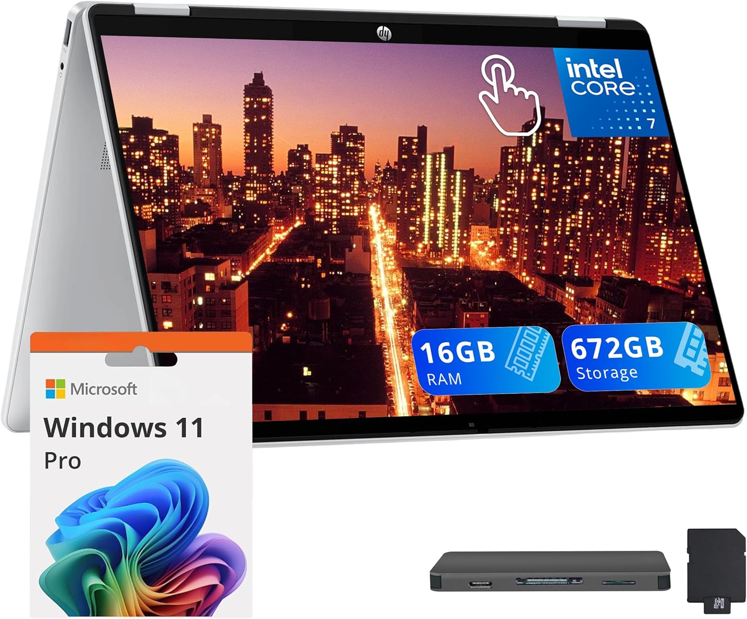 HP - Envy x360 2-in-1 15.6" Touch-Screen Laptop - Intel Core i5-8GB Memory - 256GB SSD - Natural Silver