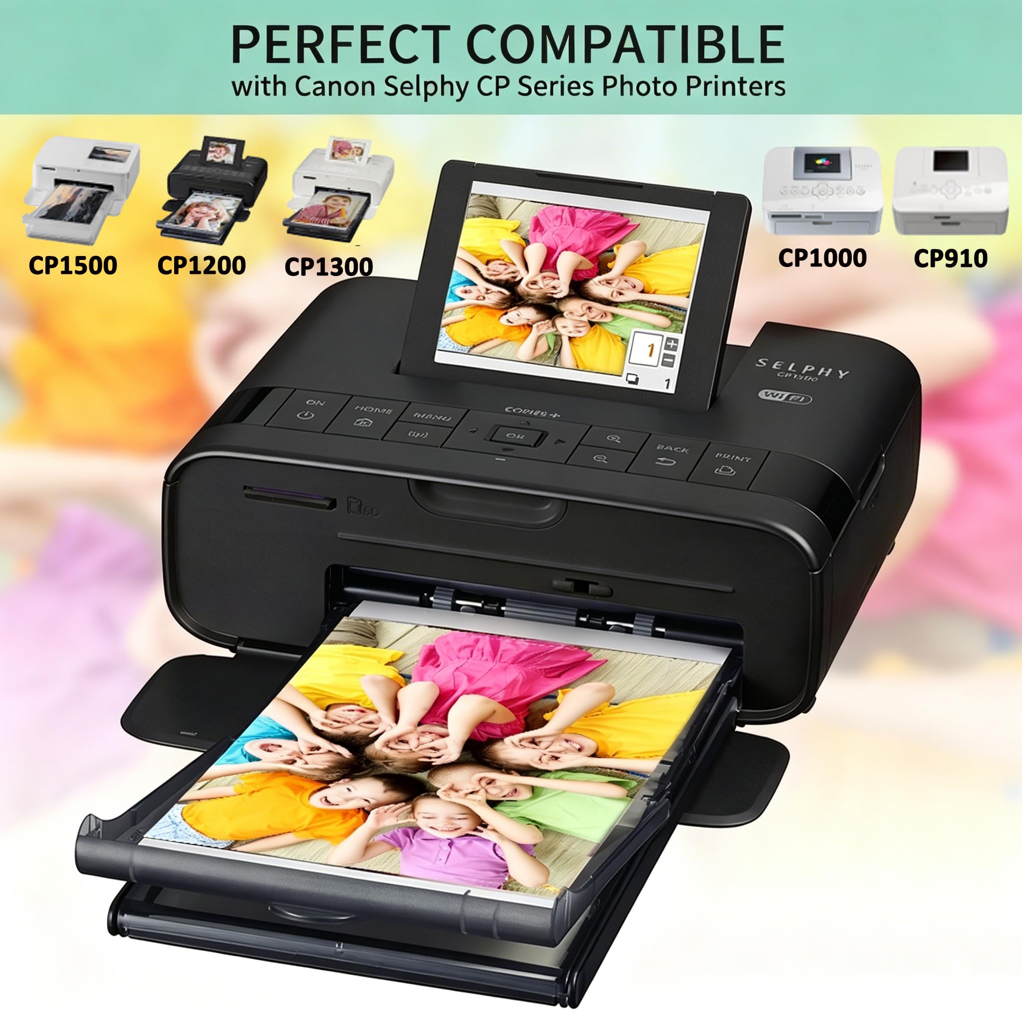 Amazon.com : Compatible Canon Selphy CP1500 Ink and Paper KP-108IN