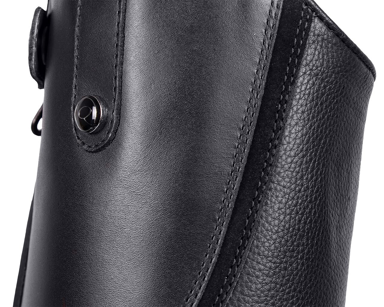 QHP Elegante bota de equitación piel mujer Tamar normal