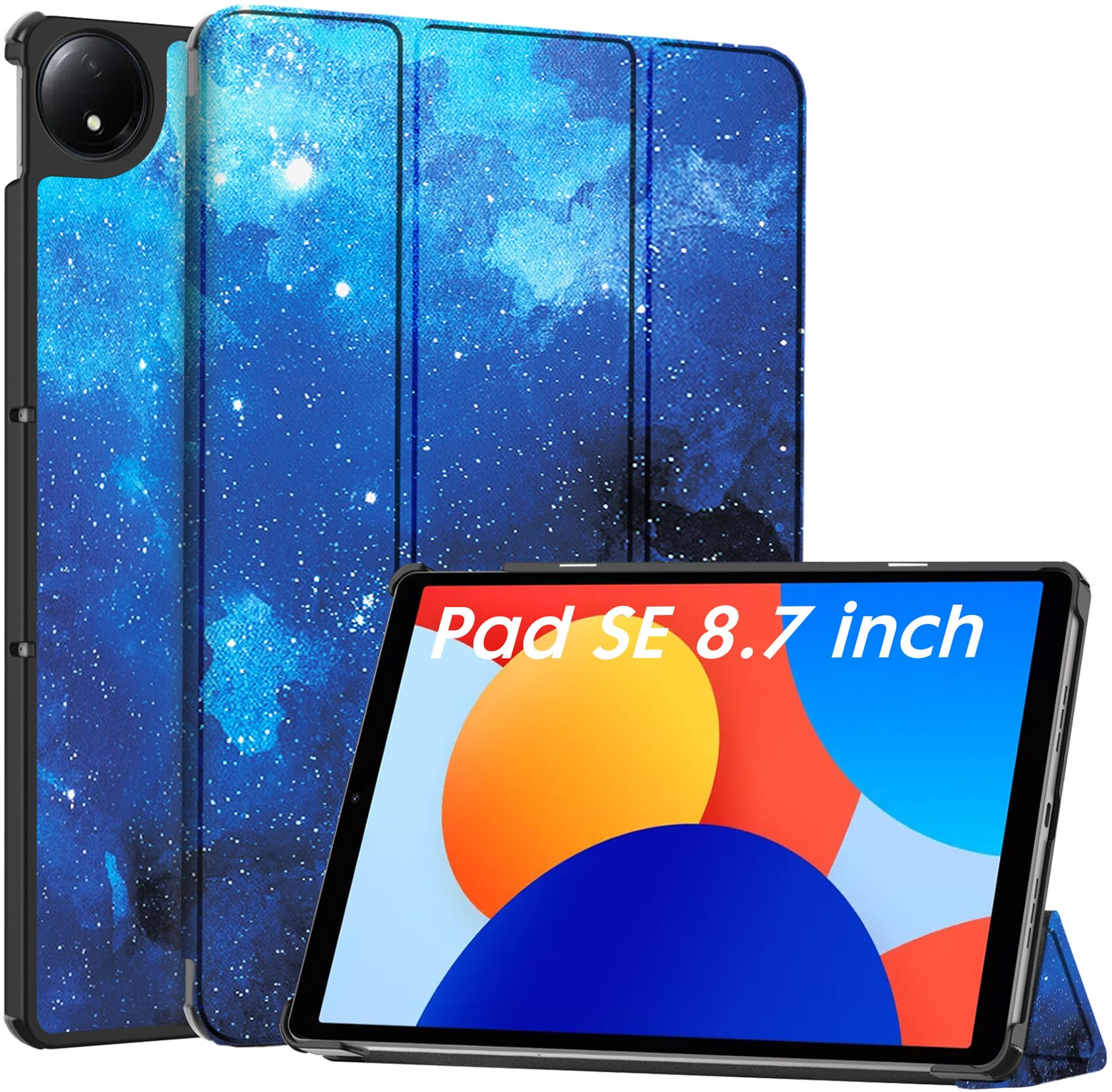Robustrion Cover for Redmi Pad SE 4G 8.7 inch Cover Case, Trifold Flip Stand Cover Case for Redmi Pad SE 8.7 inch Tablet [Auto Sleep/Wake Support] - Stars (B0DB721SM2) Amazon Price History, Amazon Price Tracker