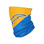 FOCO Los Angeles Chargers Big Logo Gaiter Scarf - Youth, Small (NFLGAITER)