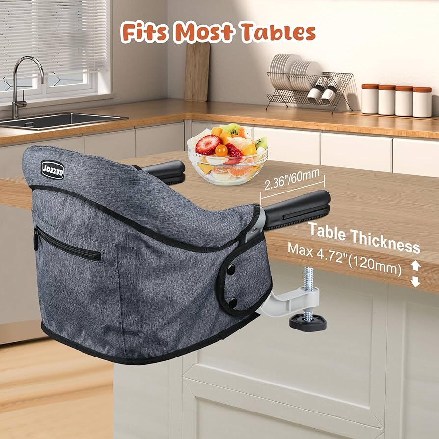 Amazon.com : Hook On High Chair, Jozzve Baby High Chair, Portable