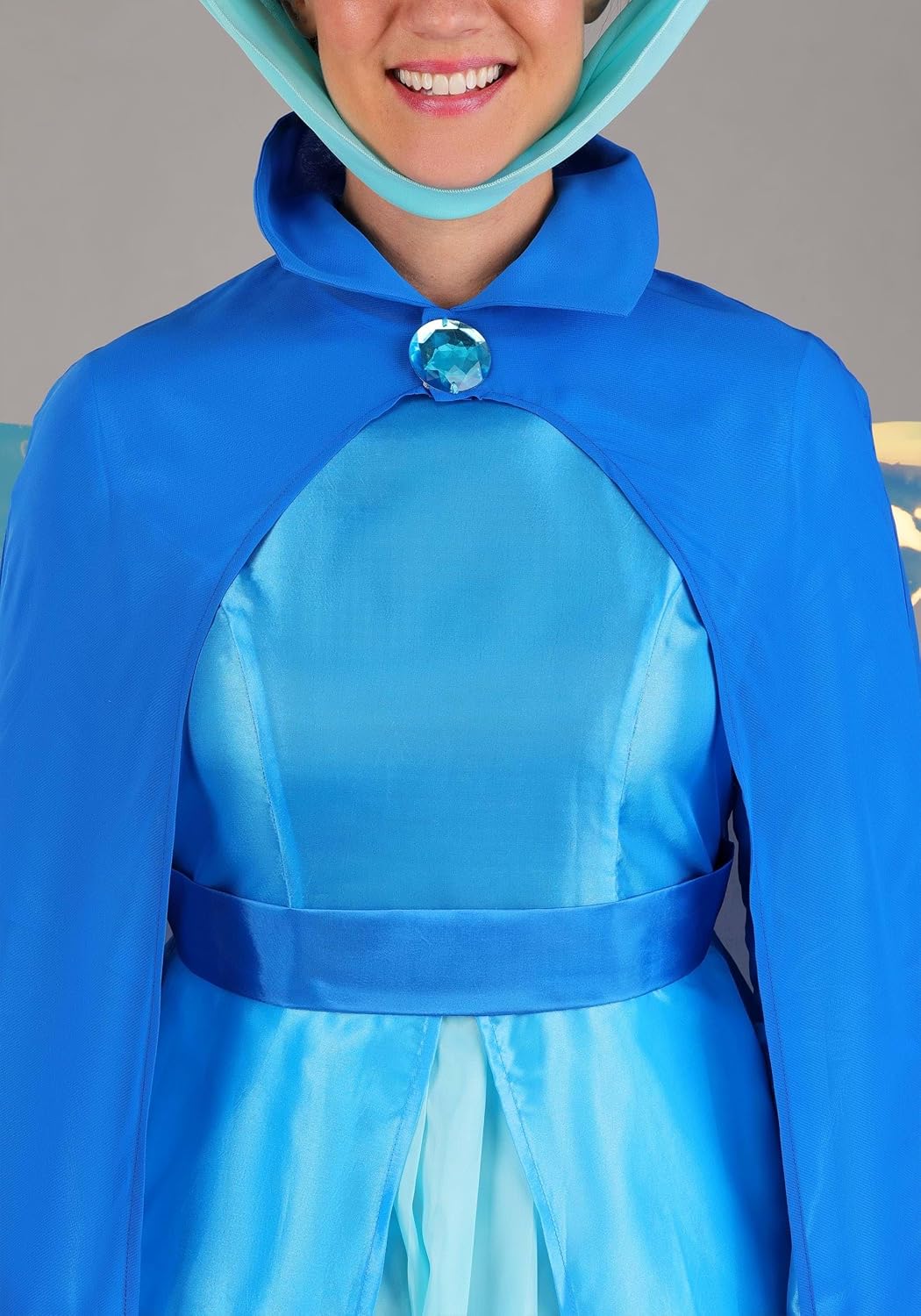 Women's Disney Sleeping Beauty Merryweather Costume, Blue Fairy Godmother Cosplay Outfit