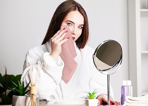 Miniatura 10 de Utopia Towels Juego de 60 paños de algodón  100% algodón hilado en anillo, paños de franela de alta calidad, altamente absorbentes y suaves al tacto