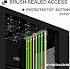Sysracks - 37-U Server Rack Cabinet with Locking - Free Standing, Rack Mount for Network, Server Equipment - Cooling Fan, Thermostat, PDU, Caster Leveler