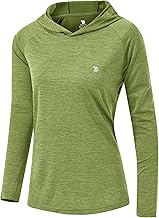 donhobo Damen Sport Shirt Langarm Laufshirt UPF 50+ UV Schutz Schnelltrocknend Pullover Sweatshirts Fitness Hoodies Running Yoga Tops mit Daumenlöcher