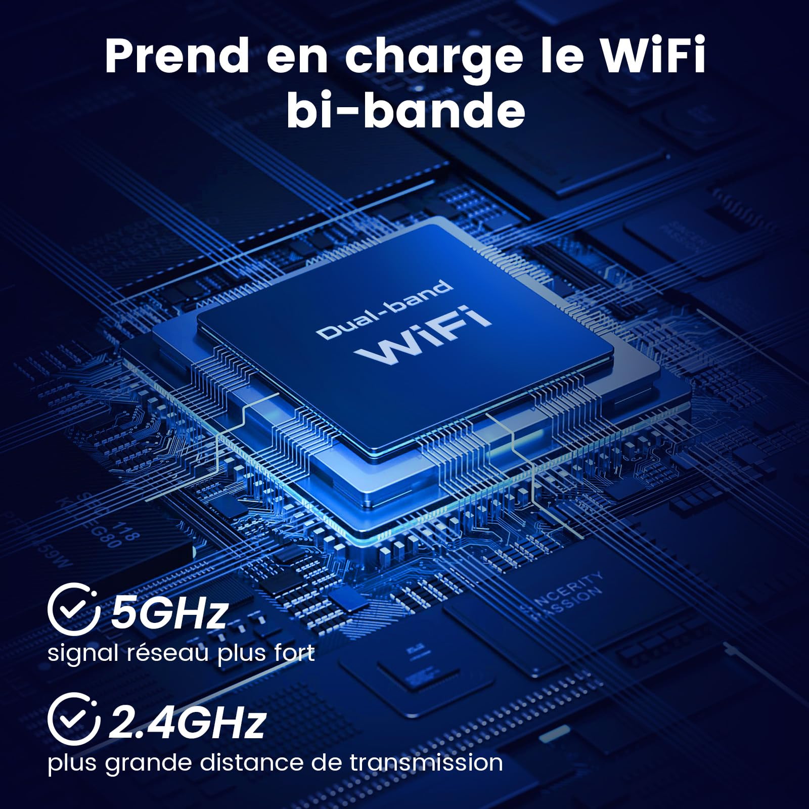 Caméra de Surveillance sans Fil Extérieur-Stockage Cloud Gratuit,Support Magnétique Caméra de Surveillance Extérieur 5GHz&2,4GHz WiFi,Détection Personnes/Mouvements,Vision nocturne couleur par IA,IP66