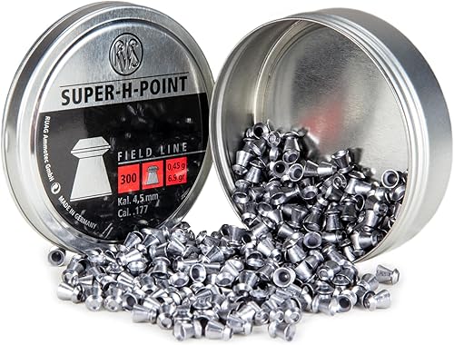 Miniatura 4 de Rheinisch-Westfalische 2317403 RWS Super-H-Point Pistola de aire munición .177 Línea de campo