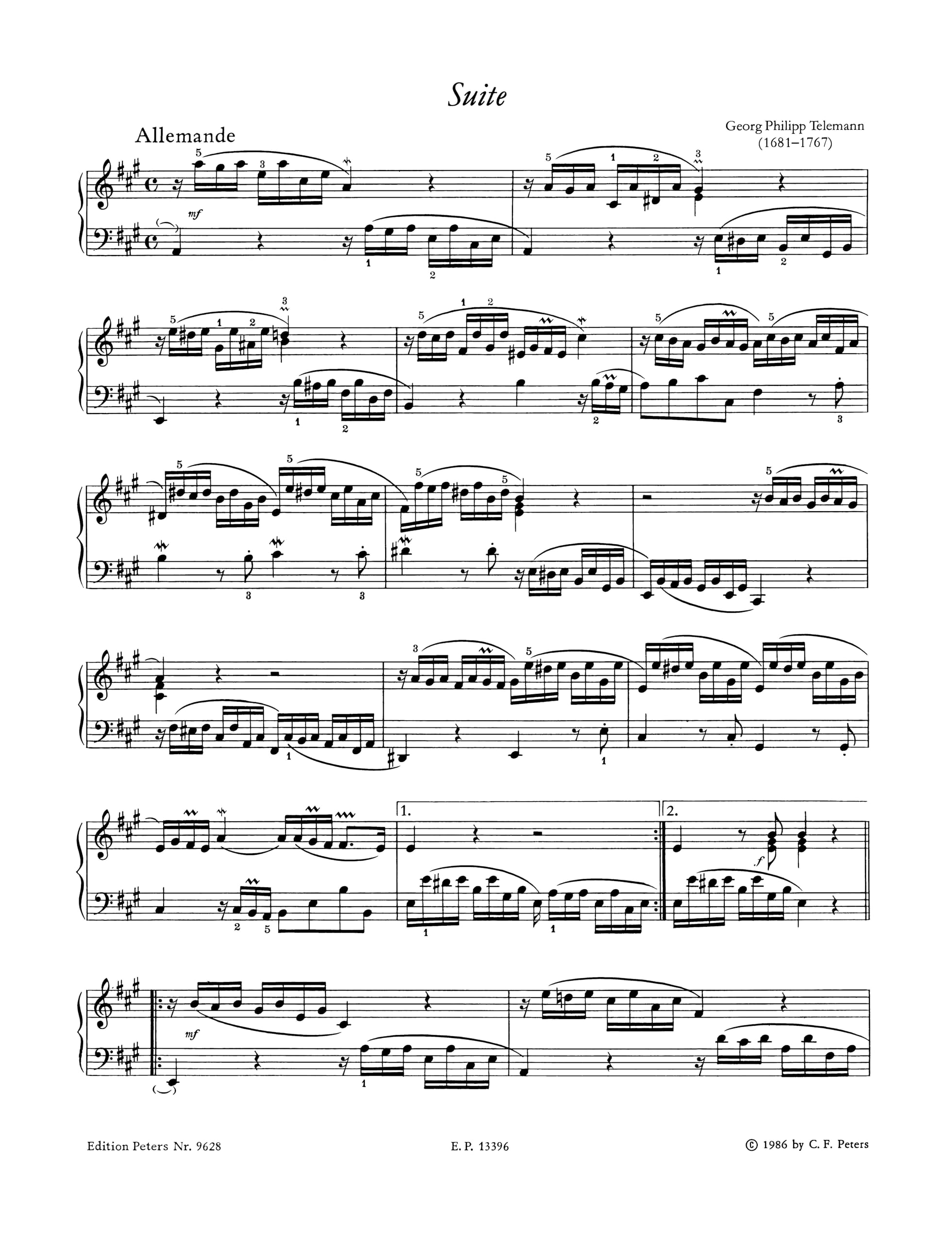 Das Meisterbuch, Band 2: Eine Sammlung berühmter Klaviermusik aus drei Jahrhunderten