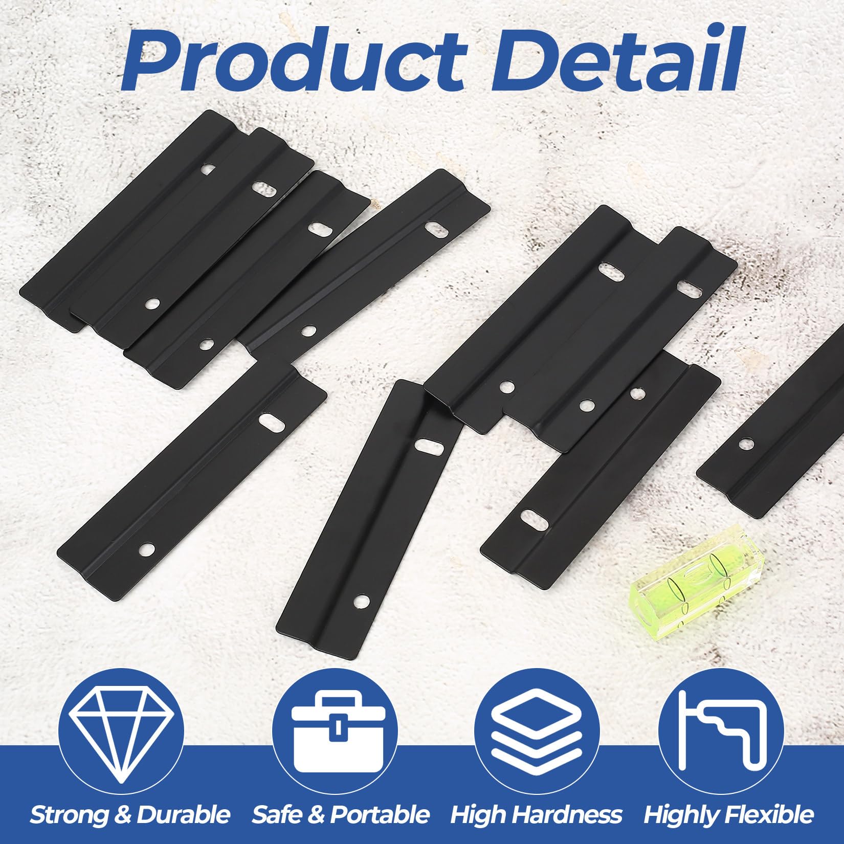 10 Pz/5 Paia Ganci per Quadri Francesi Pesanti, Supporto per Quadri, Appendi Quadri Tacchetta Ganci Hardware Kit, Clip Z Staffe per Ganci Francesi ad Incastro per Specchi Quadri Cornici