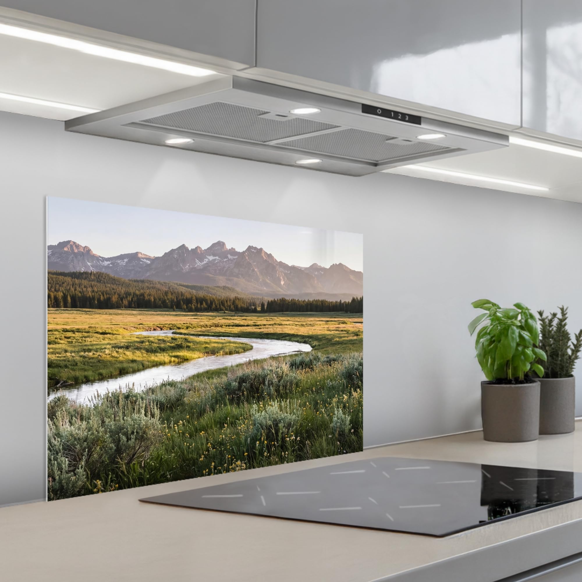Revetement mural a coller KitchenYeah pour protection de cuisine 50x70 cm rigide