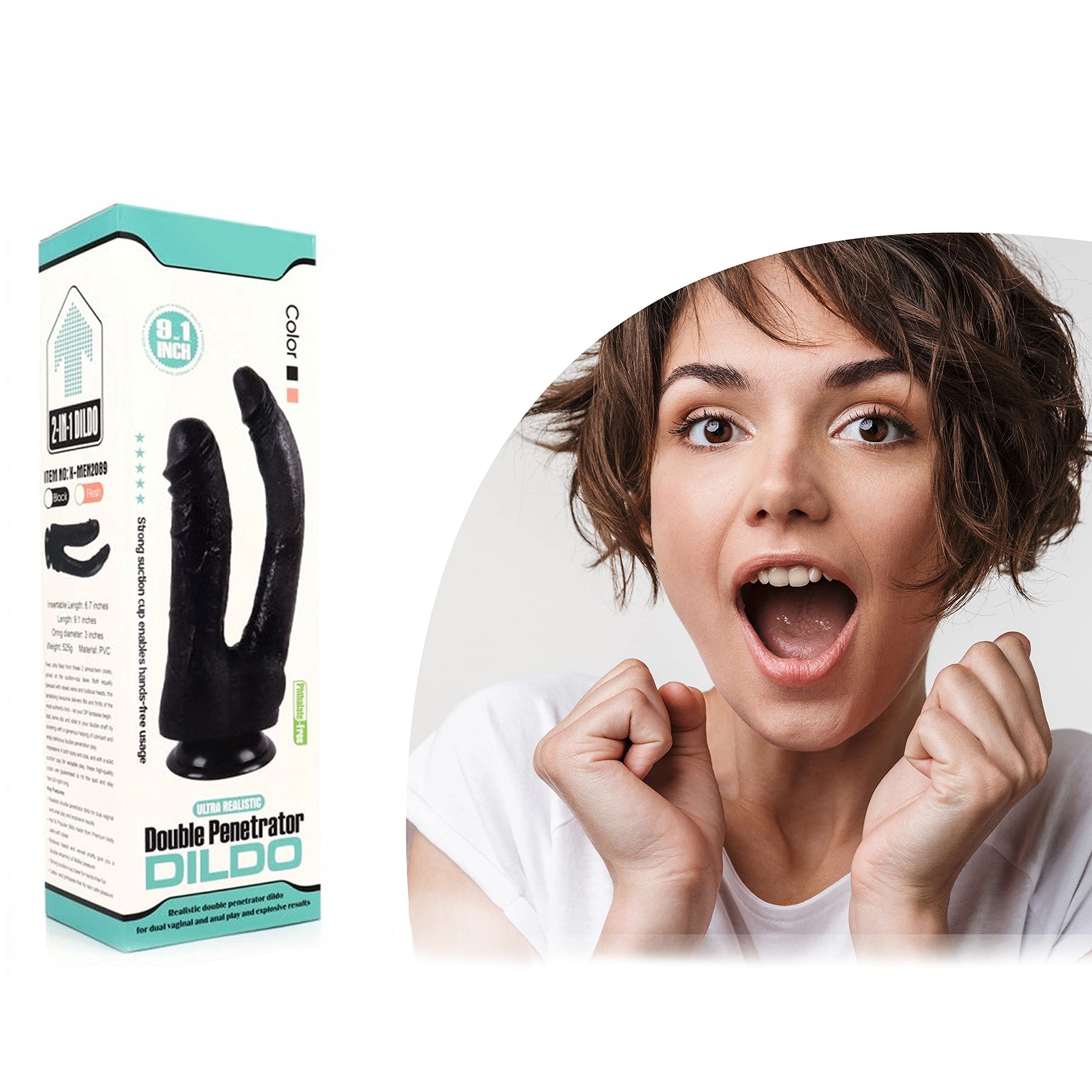 FOPS Dido doppia penetrazione per donna anale donna Sex toys Dildo doppio Sesso accessori per coppia Sex toysper per coppie Anal dildo Dildo Poppio pene Dildò Double pene D27