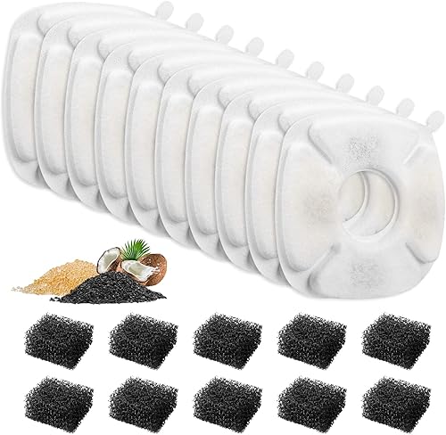 Hotokii Filtro de fuente de agua para gatos de 95 oz2.8 L y 67 onzas, fuente de agua automática para mascotas, dispensador de agua para perros,